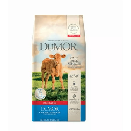 DuMOR Ultra Plus Medicated Calf Milk Replacer, 50 lb.