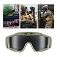 thumbnail image 4 of Gafas de seguridad antivaho, gafas tácticas Desert Locusts, gafas militares especiales polarizadas para tiro al aire libre, equipo de CS real (verde) (1 unidad), 4 of 4