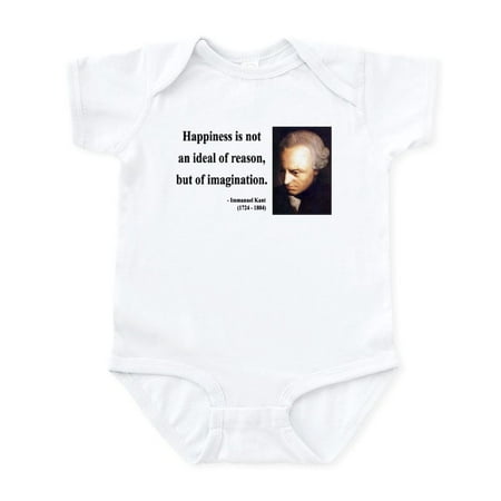 

CafePress - Immanuel Kant 6 Infant Bodysuit - Baby Light Bodysuit Size Newborn - 24 Months