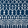 thumbnail image 5 of SAFAVIEH Tulum Glen Moroccan Geometric Area Rug, Navy/Ivory, 5' x 5' Round, 5 of 7