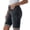 Black women high waisted bermuda pants a1, variant on Cagogo Women High Waisted Bermuda Pants Casual Cuffed Shorts for Summer Travel Lounge Loose Fit Beach Work Trousers with Pockets Fashion Clothes, Dark Blue L