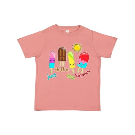 

Inktastic Just Chillin This Summer Popsicles Gift Toddler Boy or Toddler Girl T-Shirt
