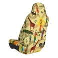 thumbnail image 2 of Wukai Ethnic African Full Set Car Seat Covers with Soft Padding Universal Auto Front Seats Protector and Cushion Mat, 2 of 5