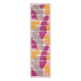 thumbnail image 2 of Unique Loom Aruba Outdoor Collection Area Rug - Barcadera (2' x 8' Runner Pink/Ivory), 2 of 6