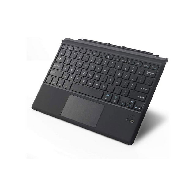 Microsoft Surface Pro 7 / Pro 6 / Surface Pro 5 / Pro 4 / Pro 3 Type Étui de Protection Ultra-Mince Clavier Portable Sans Fil Bluetooth avec Pavé Tactile pour Surface Pro 7 / Pro 6 / Surface Pro 5 / Pro 4 / Pro 3