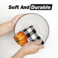 thumbnail image 5 of Sm:)e Pumpkin Buffalo Plaid Fall Kitchen Dish Towels 18x26 Inch Set of 2, 5 of 6