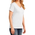 thumbnail image 4 of Mafoose Ladies Core Cotton V-Neck Tee White XS, 4 of 5
