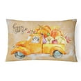 thumbnail image 1 of CK2635PW1216 Coussin Décoratif en Toile Coupe Chiot Récolte Automne Shih Tzu, 1 of 3