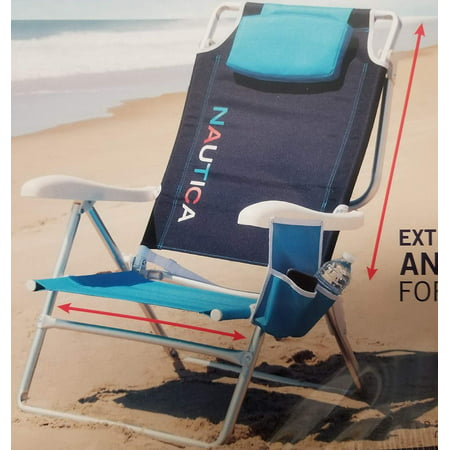 Nautica' Beach Chair - Blue - Walmart.com