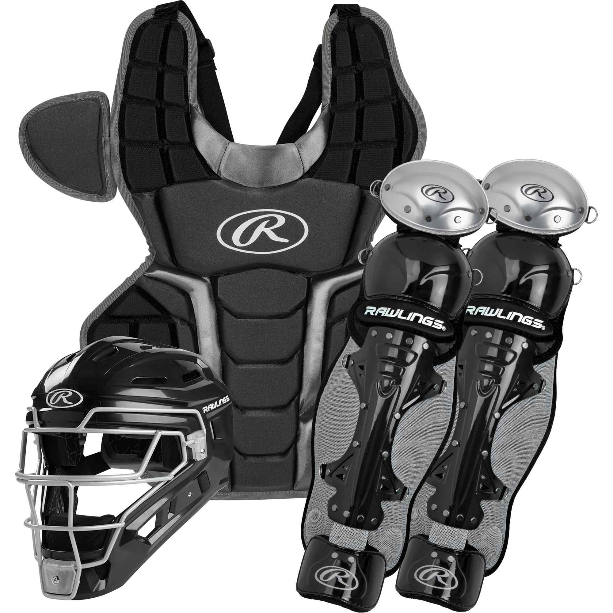 Rawlings Renegade 2.0 Baseball Adult Catcher's Box Set | Black/Silver | ADULT