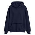 thumbnail image 5 of SYwaren Women's Long Sleeve Pullover Hoodie Oversized Casual Sweatshirt Tops, 5 of 7