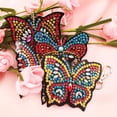 thumbnail image 4 of Cuadros Decorativos 4 piezas DIY completo taladro especial en forma de diamante pintura mujer bolso mariposa llavero DQrwqpou Nuevos Originales, 4 of 8