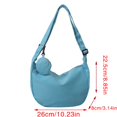 Dumpling Bag Crossbody Bag Canvas Bags Large Capacity with Small Coin