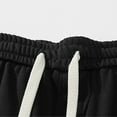 thumbnail image 5 of DPTALR George Mens Athletic Shorts Elastic Waist Casual Pajama Short with Pocket Gym Workout Short Shorts #Black Big and Tall Men XXXL, 5 of 9