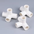 High Quality 16MM Pvc Fitting 4 Types Stable Support Heavy Duty Greenhouse Frame Building Connector Greenhouse Frame Connector
