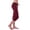 910#Wine, variant on Women's Yoga Capri Pants High Waist Stretch Lightweight Summer Casual Cropped Joggers with Cargo Pockets Navy S
