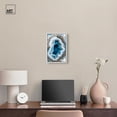 thumbnail image 3 of Gilded Geode Eye II Framed High-Gloss Acrylic Glass Wall Art Blue Geode Wall Art by Art Remedy, White Frame, 10 x 15, 3 of 7