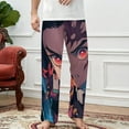 thumbnail image 4 of Demon Slayer Pajamas Pants 3D Printing Wide Leg PJ Pant Loungewear Casual Comfy Sleepwear Lounge Pants for Men WomenXL, 4 of 9