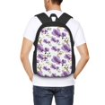 thumbnail image 4 of Balery Orchids Flowers Mochila para hombre y mujer - Tela Oxford 600D resistente - Gran capacidad, resistente al agua, ideal para la escuela, viajes y senderismo, 4 of 6