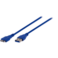 thumbnail image 2 of Ativa® USB 3.0 to Micro B Cable, 3’, Blue, 27517, 2 of 8