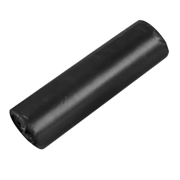 Bolsas de basura gruesas y ampliadas con boca plana para cocina, baño y oficina, color negro, 20 unidades