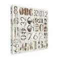 thumbnail image 2 of Trademark Fine Art 'Weathered Numbers I' Canvas Art by Jarman Fagalde, 2 of 4