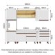 thumbnail image 3 of Cocina Integral Completa Modular Madesa Reims 260cm BB 04, 3 of 5