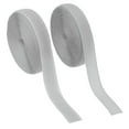 thumbnail image 1 of Cinta de gancho y bucle para coser Uxcell, 2 piezas de tiras de sujetador de nylon no adhesivas de 5 yardas en gris claro, 1 of 7