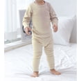 thumbnail image 4 of WIBACKER Fall Winter Boys and Girls Thermal Underwear Set Kids Cotton Thick Pajamas 2-Piece Pjs Set, 4 of 16