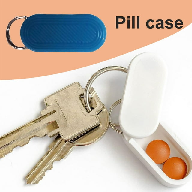 YAOMOBB Compact Box Lightweight Portable Box Holder Magnetic Slide Case with Key Ring for Travel