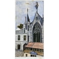 thumbnail image 2 of Alfred Bonnardot 9x14 Gold Ornate Wood Frame and Double Matted Museum Art Print Titled - La Sainte -Chapelle, Courthouse (1801 - 1900), 2 of 4