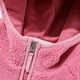 thumbnail image 3 of Gibobby Chamarra de invierno para bebé niñoChaqueta de forro polar para niños pequeños y niñas, cuello , otoño invierno, cremallera completa, abrigo difu(Rosa, 2-3 Años), 3 of 5