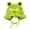 A #40, variant on StlyGar Handmade Crochet Cat Hat, Green Frog Pet Hat with Ear Flaps and Ties, Cute Kitten Costume Photo Prop - Green Frog