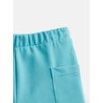 thumbnail image 2 of Wonder Nation Toddler Girls' Cargo Shorts, Sizes 18M-5T, 2 of 3