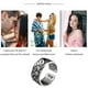 thumbnail image 4 of S999 Anillo De Loto De Plata Maciza Anillo Abierto De Flor De Loto Para Hombres Y Mujeres Regalo De Joyería Retro matsuzay AP005471-00, 4 of 6