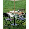 thumbnail image 4 of Fsddascl Tropical Giraffe Sloth Outdoor Tablecloth - 60x60 Inch Square Dining Table Cover, Watercolor Summer Palm Leaf Waterproof Outdoor Table Cloth with Umbrella Hole & Zipper for Picnic/Patio, 4 of 7