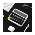 thumbnail image 4 of 12 Digits Mechanical Switch Calculator Large LCD Display Desktop Button Financial Beige, 4 of 8