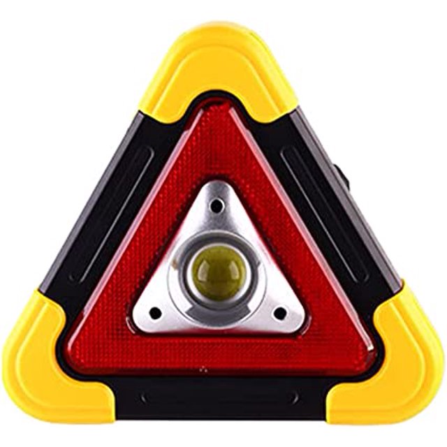 Triángulo de advertencia, luz de advertencia del automóvil, lámpara de emergencia LED, lámpara de trabajo de emergencia, triángulo de seguridad, lámpara de alarma