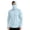 a01Light Blue, variant on Men's UPF 50+ Sun Protection Hooded Shirt with Integrated Face Cover and Zip Pocket Long Sleeve Lightweight Rash Guard Shirts Light Blue XL
