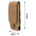 thumbnail image 3 of Outdoor Army Tactical Mobile Phone Pouch Holster Case Bag Holder Belt  Convenient Small Bag, 3 of 3