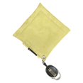 thumbnail image 1 of Toalla de limpieza de pelotas de golf de doble cara con mosquetón para limpieza de accesorios Amarillo, 1 of 4