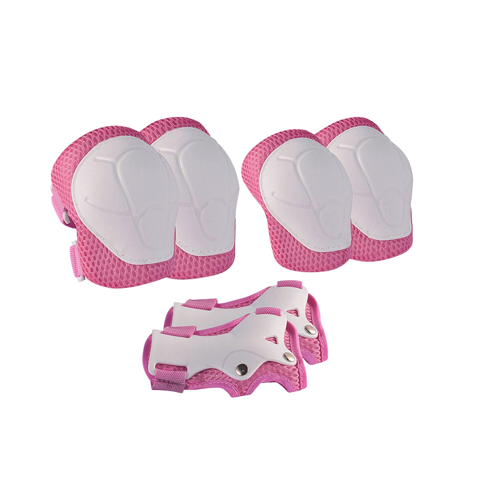 Details about   6PCS Kids Protective Gear Knee Pads Elbow Wrist Roller Skating Safety Protect I 