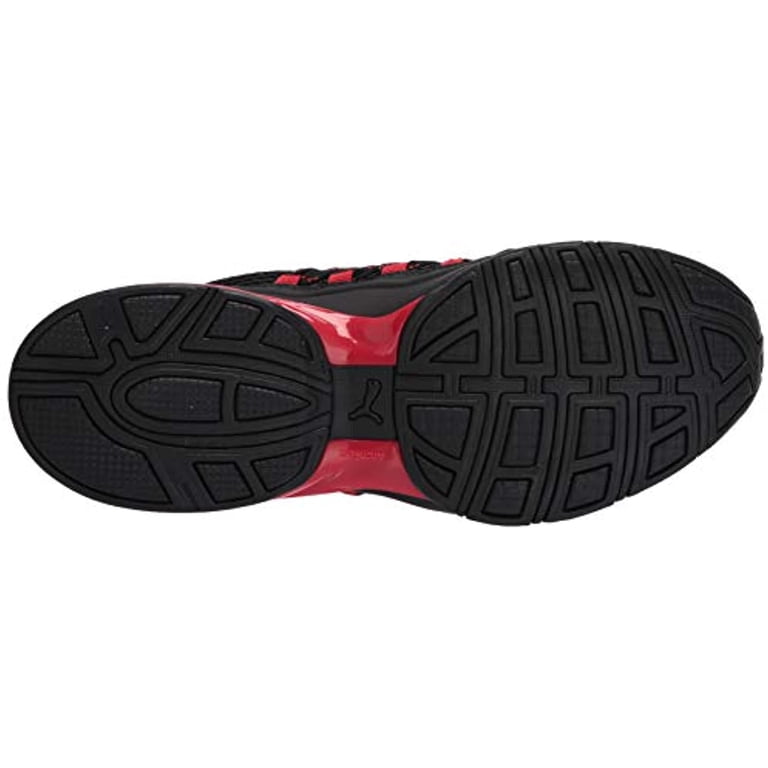 PUMA mens Axelion Spark Cross trainer, Black/High Risk Red  display picture 3