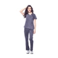 thumbnail image 2 of Dagacci Medical Uniform Women's Scrub Set Stretch and Soft Y-Neck Top and Pants, 2 of 6
