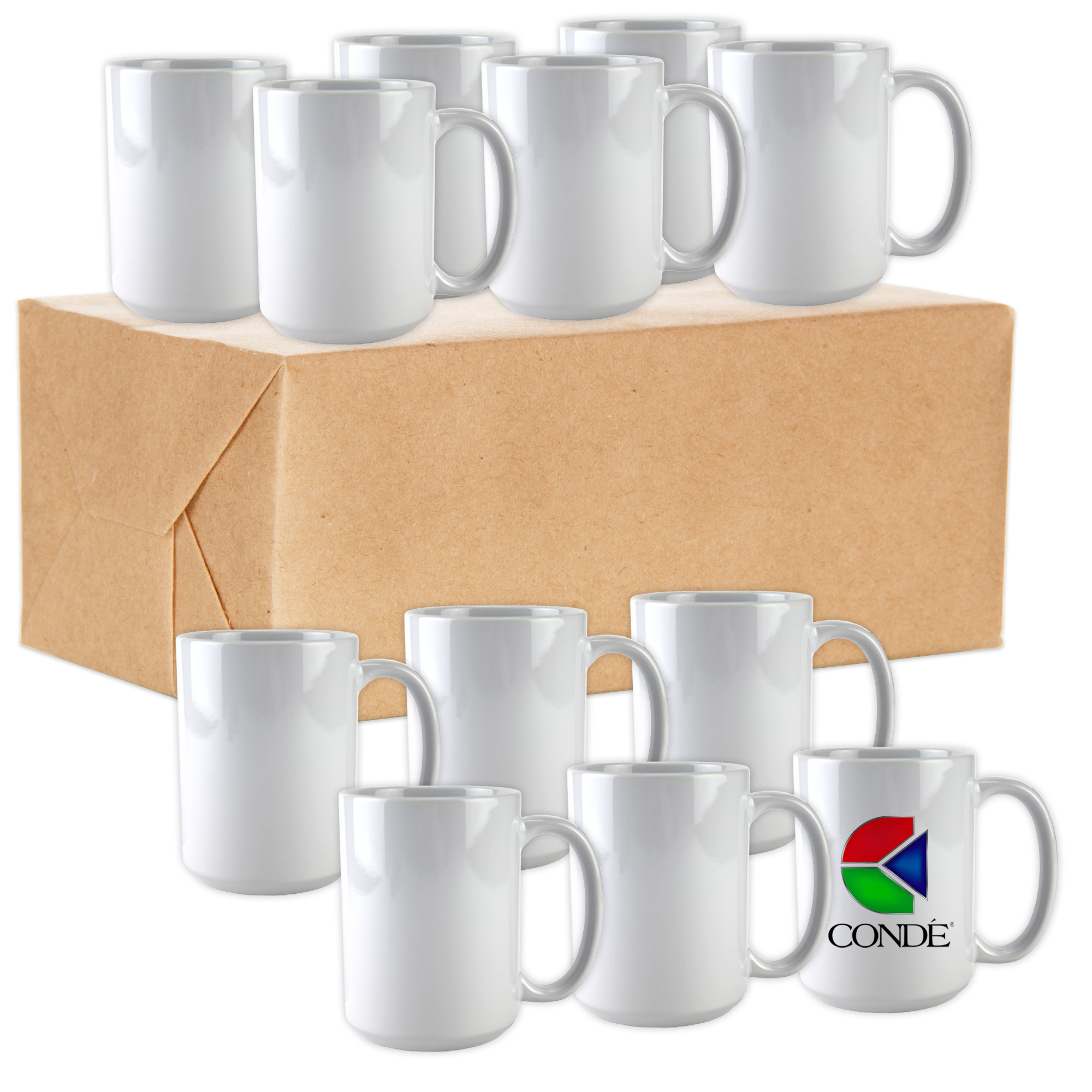 Conde Premium Sublimation Mugs Bulk Blank Ceramic Mug White