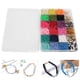thumbnail image 5 of Kit de pulsera de cuentas de arcilla polimérica ANGGREK 18 colores 250 cuentas de letras, 5 of 8