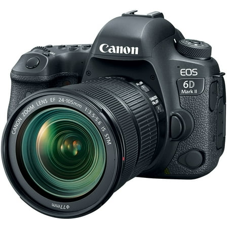 Canon - EOS 6D Mark II DSLR Camera with EF 24-105mm f/3.5-5.6 IS STM Lens - Black