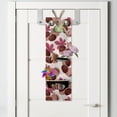 thumbnail image 2 of Exotic Hanging Pocket Organizer, Chestnut Autumn Fall Leaves Pastel Season Branches Botanical, Printed Polyester Storage Bag with Pockets, 9" x 27", Pink Redbrown and Blush, 2 of 2