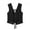 Black, variant on Musuos Women Black Vests Bow Tie Back V-Neck Waistcoat Sleeveless Buttons Cardigan Trendy Streetwear