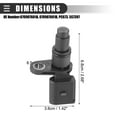 thumbnail image 4 of Camshaft Position Sensor for VW TRANSPORTER T5 2.5 Diesel 2013-2009 070907601A 070907601B PC673 Black, 4 of 6